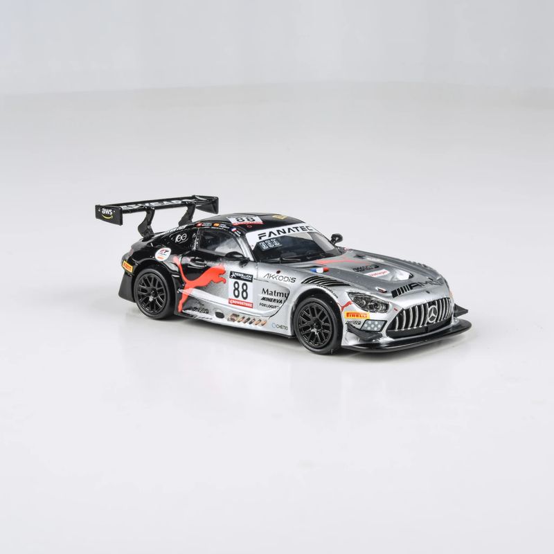 1:64 Para64 - 2022 Mercedes AMG GT3 Evo #88 24h Spa Akkodis P1, silver-grey 1:64 Para64 - 2022 Mercedes AMG GT3 Evo #88 24h Spa Akkodis P1, silver-grey