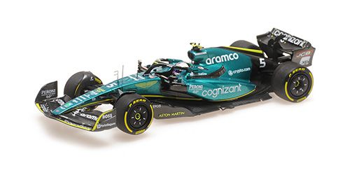 1:43 Minichamps - ASTON MARTIN ARAMCO COGNIZANT FORMULA ONE TEAM AMR22 – S. VETTEL – LAST RACE ABU DHABI GP 2022
