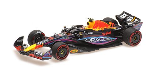 1:43 Minichamps - ORACLE RED BULL RACING RB19 – SERGIO PÉREZ – 2ND PLACE MIAMI GP 2023