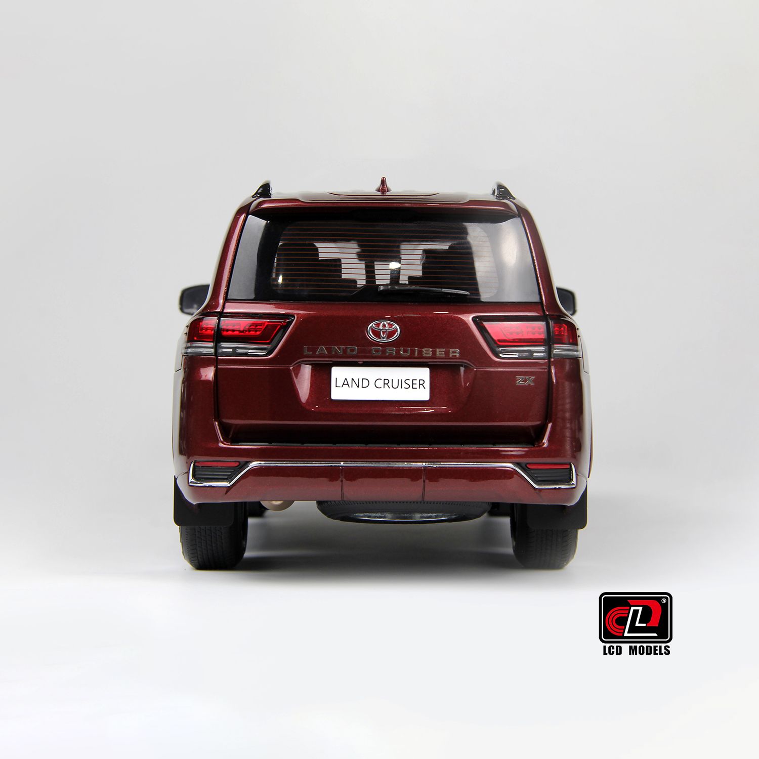 1:18 LCD Models - Toyota Land Cruiser 300-ZX 2024 Red