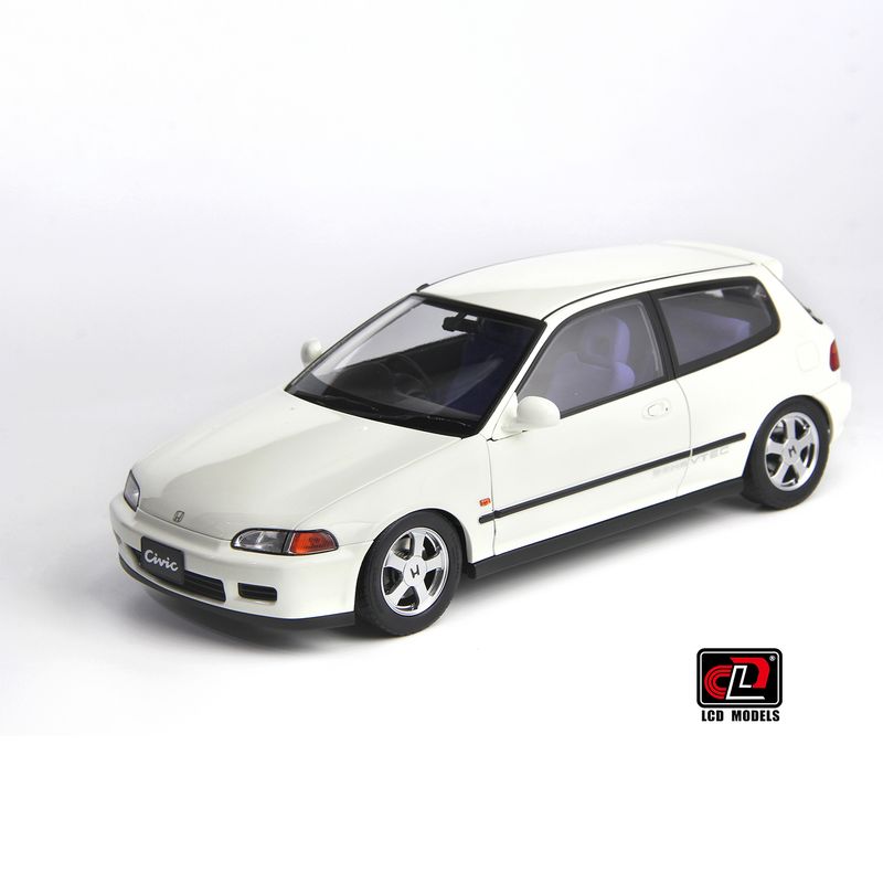 1:18 LCD Models - Honda Civic SIR II EG6 VTEC 1993 White