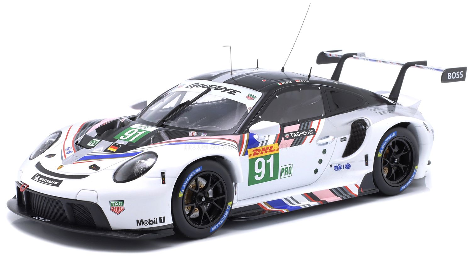 1:18 Ixo - Porsche 911 RSR-19 Goodbye #91 Last Race WEC 2022 Bruni, Lietz