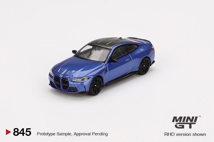 1:64 Mini GT - 2024 BMW M4 (G82) Competition Portimao Blue
