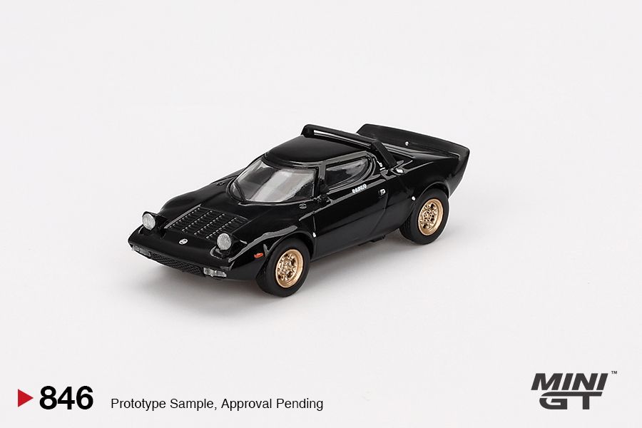 1:64 Mini GT - 1973 Lancia Stratos HF Stradale Nero