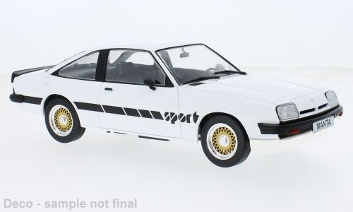 1:18 MCG - 1980 Opel Manta B Sport weiss