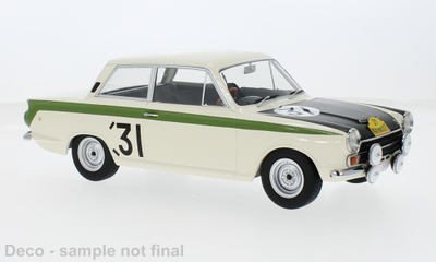 1:18 MCG - 1966 Ford Lotus Cortina #31 J.Ickx G.Staepelaere Rally Marathon de la Route