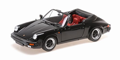 1:18 Minichamps - PORSCHE 911 CARRERA 3.2 CABRIOLET – 1983 – BLACK
