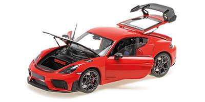 1:18 Minichamps - PORSCHE CAYMAN GT4 RS - 2024 -RED W/ WEISSACH PACKAGE 1:18 Minichamps - PORSCHE CAYMAN GT4 RS - 2024 -RED W/ WEISSACH PACKAGE