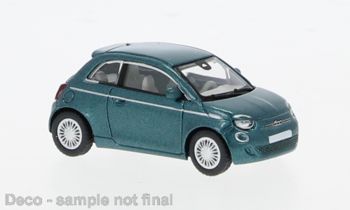 1:87 PCX87 - 2022 Fiat 500e dunkelgrün