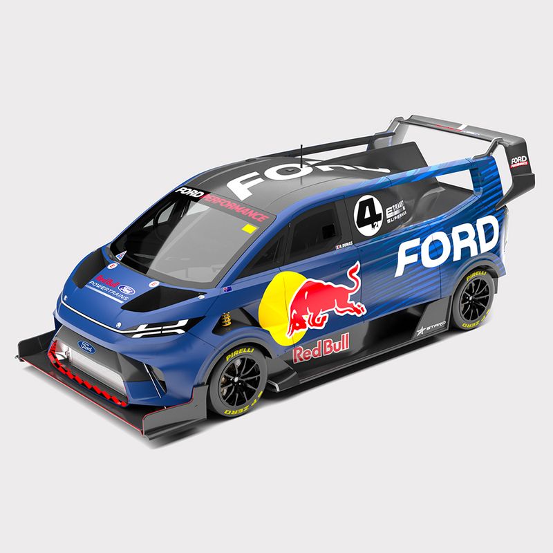 1:18 Authentic Collectables - Ford Performance Red Bull E-Transit SuperVan 4.2 - 2024 Bathurst Lap Record - Driver: Romain Dumas 1:18 Authentic Collectables - Ford Performance Red Bull E-Transit SuperVan 4.2 - 2024 Bathurst Lap Record - Driver: Romain Dumas