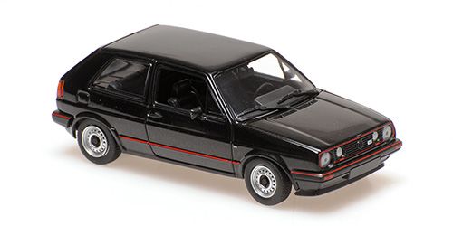1:43 Maxichamps - VOLKSWAGEN GOLF GTI 4-DOOR – 1985 – BLACK METALLIC 1:43 Maxichamps - VOLKSWAGEN GOLF GTI 4-DOOR – 1985 – BLACK METALLIC