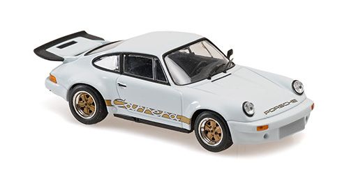 1:43 Maxichamps - PORSCHE 911 CARRERA RS 3.0 – 1974 – WHITE / W. RED DECALS