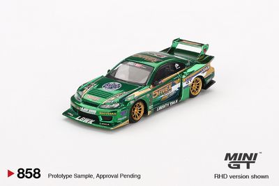 1:64 Mini GT - 2024 Nissan Silvia S15 LB-Super Silhouette Fausto Racing, green