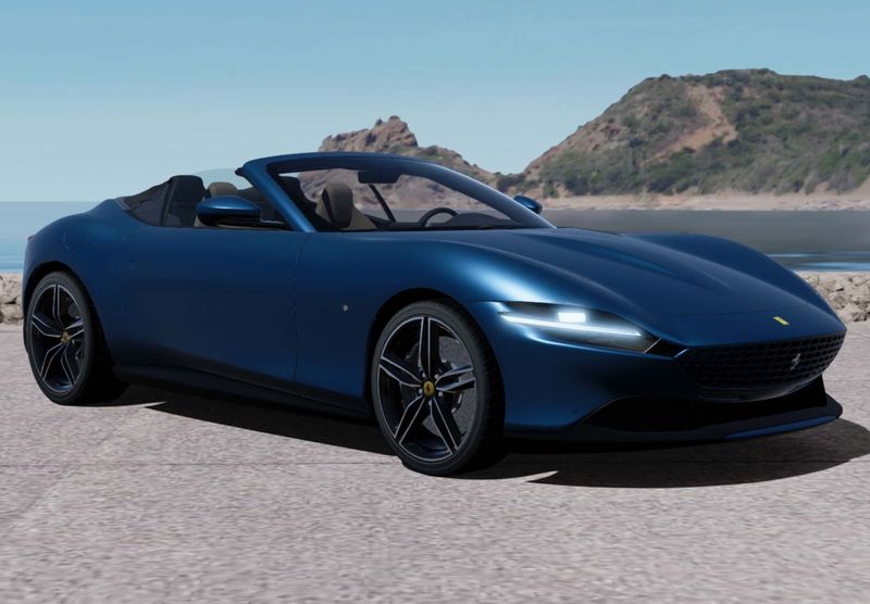 1:43 BBR - Ferrari Roma Spider Blue Roma 1:43 BBR - Ferrari Roma Spider Blue Roma