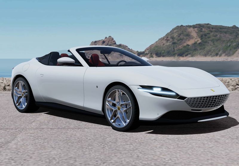 1:43 BBR - Ferrari Roma Spider White Cervino 1:43 BBR - Ferrari Roma Spider White Cervino