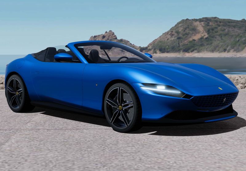 1:43 BBR - Ferrari Roma Spider Blue Corsa 1:43 BBR - Ferrari Roma Spider Blue Corsa
