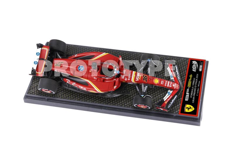 1:43 BBR - Ferrari SF24 Monza GP 2024 Leclerc Winner 1:43 BBR - Ferrari SF24 Monza GP 2024 Leclerc Winner
