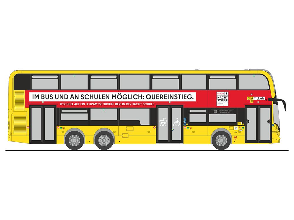 1:87 Rietze - ALEXANDER DENNIS Enviro500 BVG - Berlin.de/macht-Schule