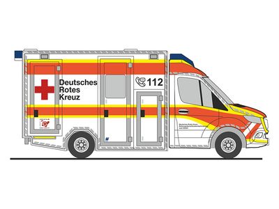 1:87 Rietze - Mercedes Benz SPRINTER GSF DRK Leer 2018 1:87 Rietze - Mercedes Benz SPRINTER GSF DRK Leer 2018