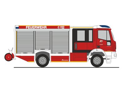 1:87 Rietze - Iveco MAGIRUS HLF Team Cab Feuerwehr Büren 1:87 Rietze - Iveco MAGIRUS HLF Team Cab Feuerwehr Büren