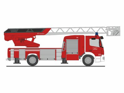 1:87 Rietze - Mercedes Benz ATEGO Magirus DLK Feuerwehr Wien 2019