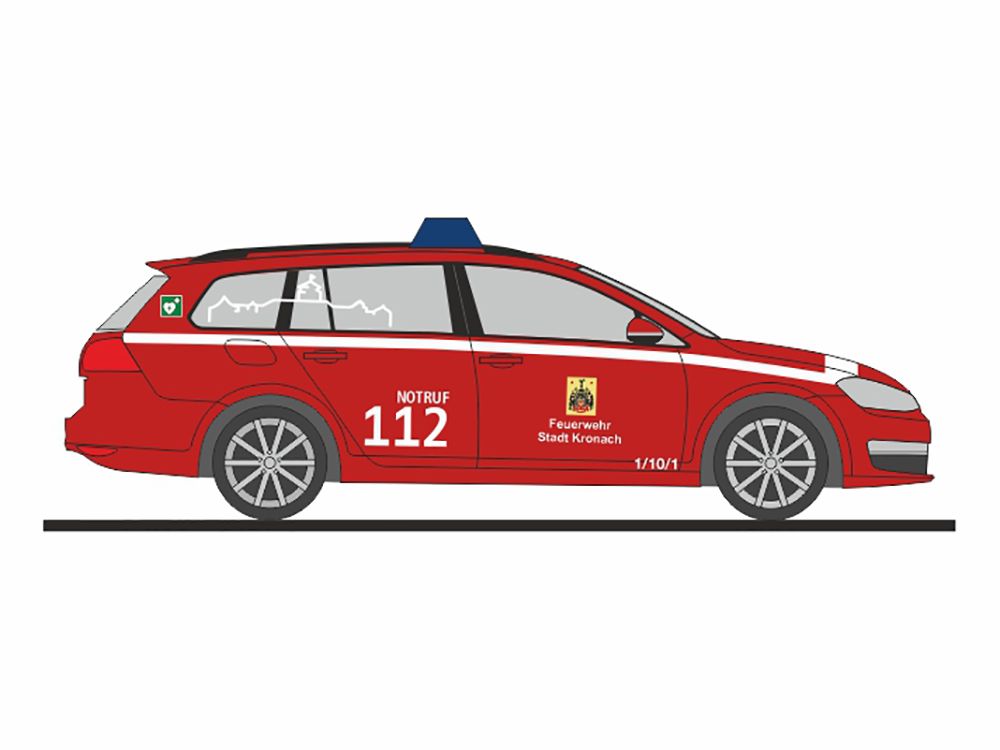 1:87 Rietze - VW GOLF 7 Variant Feuerwehr Kronach