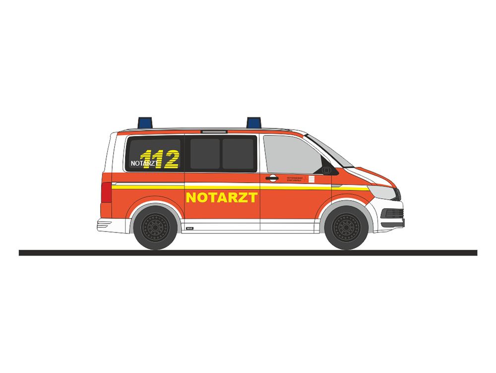 1:87 Rietze - VW T6 Notarzt Krefeld