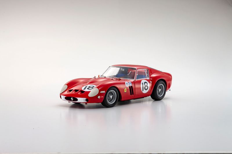 1:18 Kyosho - Ferrari 250 GTO 1963 Daytona 3H Red Nr. 18 "1st OA"