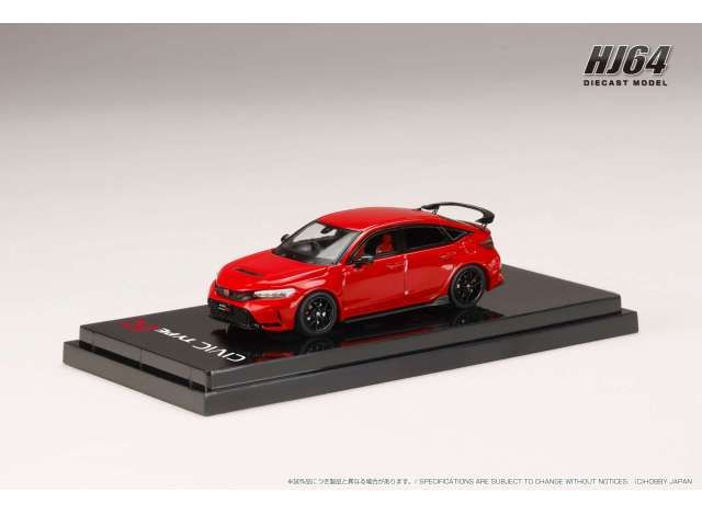 1:64 Hobby Japan - Honda Civic Type R (FL5), flame red