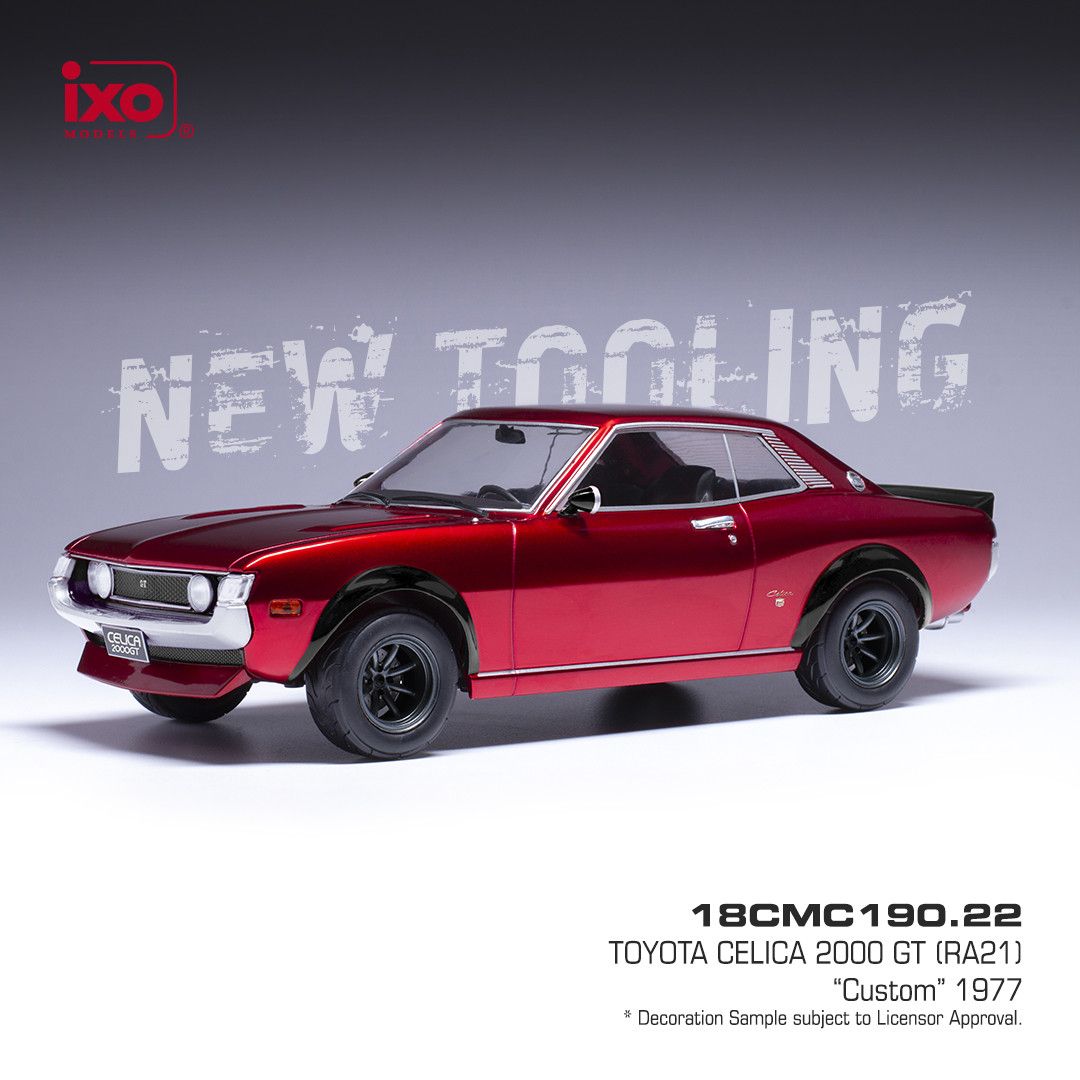 1:18 Ixo - 1977 Toyota Celica 2000 GT (RA21) rot (Metallic)