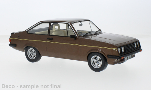 1:18 MCG - 1977 Ford Escort MK II RS 2000 dunkelbraun (Metallic)