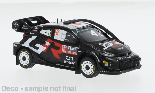 1:43 Ixo - 2024 Toyota Yaris Rally 1 WRC #18 Safari Rallye Kenia T.Katsuta A.Johnston 1:43 Ixo - 2024 Toyota Yaris Rally 1 WRC #18 Safari Rallye Kenia T.Katsuta A.Johnston