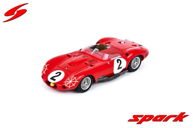 1:43 Spark - Maserati 450 S No.2 Le Mans 24H 1957 J. Behra - A. Simon 1:43 Spark - Maserati 450 S No.2 Le Mans 24H 1957 J. Behra - A. Simon