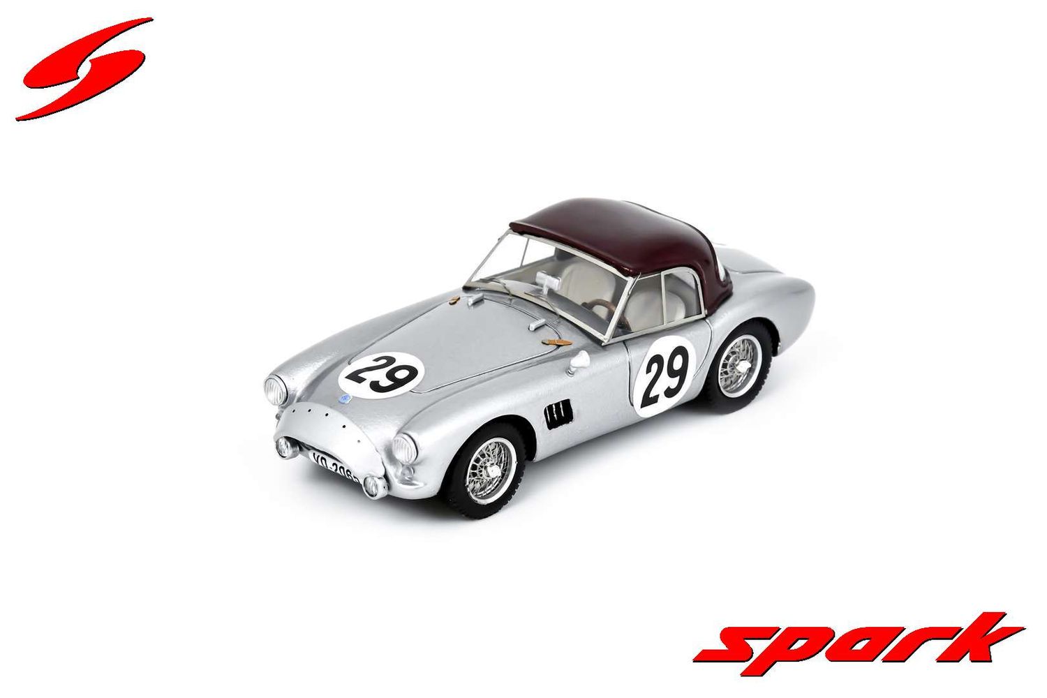 1:43 Spark - AC Ace Bristol No.29 Le Mans 24H 1961 A. Wicky - E. Berney
