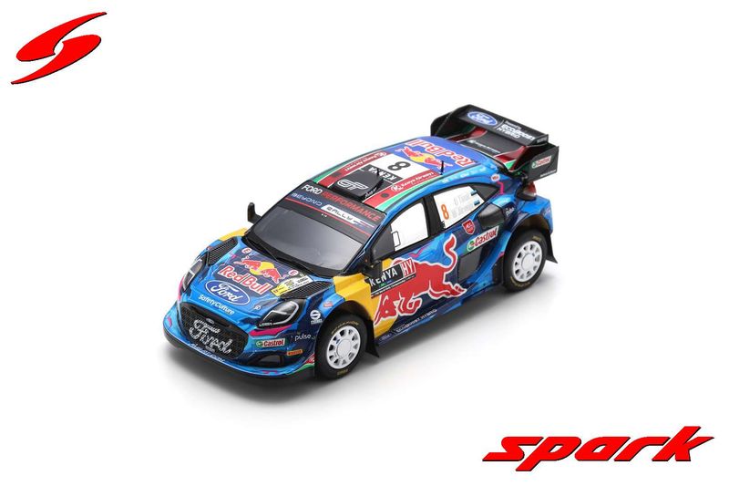 1:43 Spark - Ford Puma Rally1 No.8 M-SPORT Ford World Rally Team 6th Rally Safari 2023 O. Tänak - M. Järveoja 1:43 Spark - Ford Puma Rally1 No.8 M-SPORT Ford World Rally Team 6th Rally Safari 2023 O. Tänak - M. Järveoja