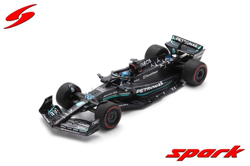 1:18 Spark - Mercedes-AMG Petronas F1 W14 E Performance No.63 Mercedes-AMG Petronas Formula One Team 3rd Spanish GP 2023 George Russell 1:18 Spark - Mercedes-AMG Petronas F1 W14 E Performance No.63 Mercedes-AMG Petronas Formula One Team 3rd Spanish GP 2023 George Russell