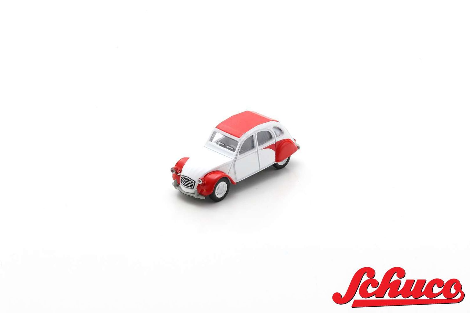 1:64 Schuco - Citroen CV Weiß Rot