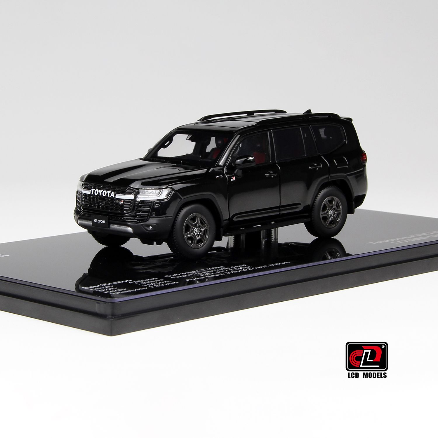 1:43 LCD Models - 2022 Taoyota Land Cruiser LC300-GR Sport Black