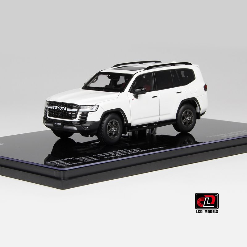 1:43 LCD Models - 2022 Taoyota Land Cruiser LC300-GR Sport White