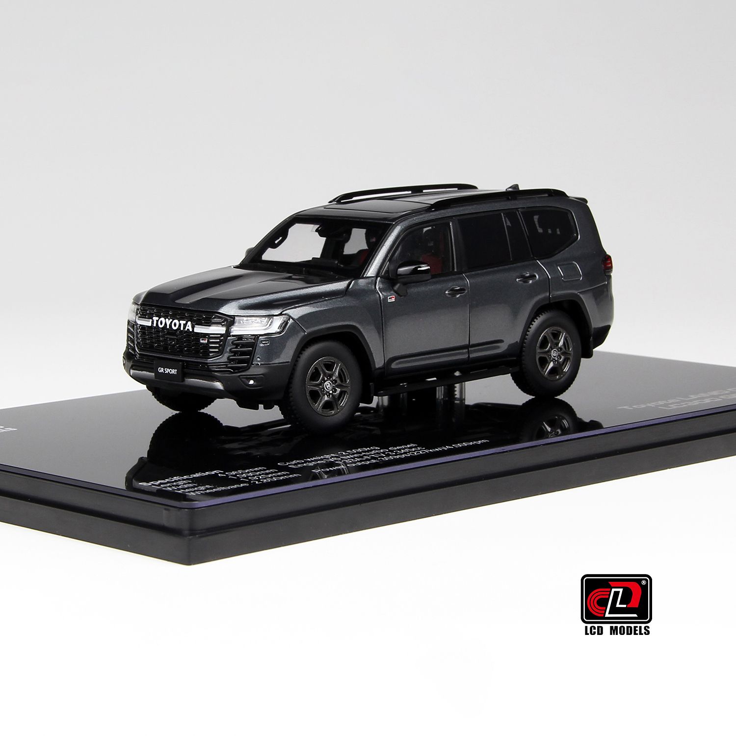 1:43 LCD Models - 2022 Taoyota Land Cruiser LC300-GR Sport Grey