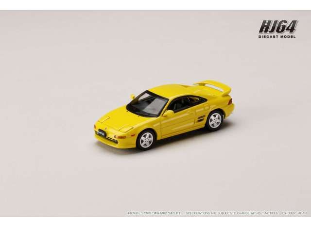 1:64 Hobby Japan - 1993 Toyota MR2 (SW20) GT-S, super bright yellow