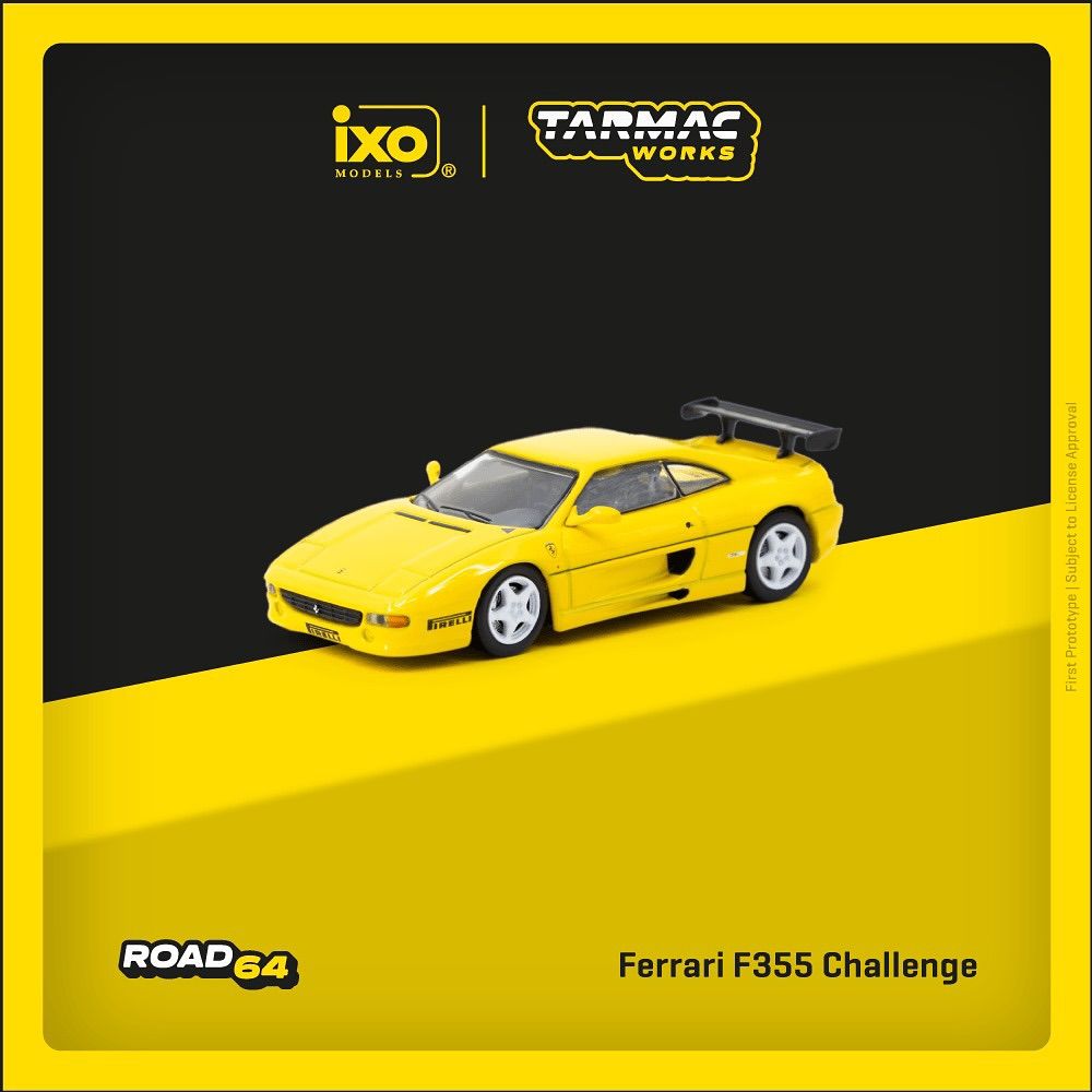 Minichamps 1/43 Ferrari F355 Coupe Jaune 1994 - Modèle Diecast Occasion
