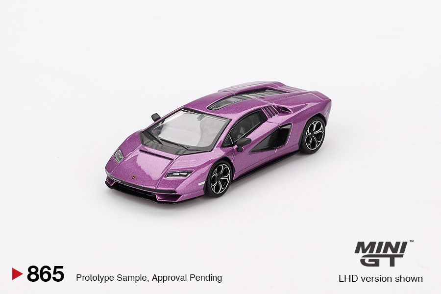 1:64 Mini GT - 2023 Lamborghini Countach LPi 800-4 Viola 30th