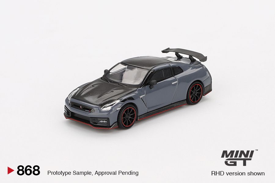 1:64 Mini GT - 2024 Nissan GT-R (R35) Nimso Stealth Gray