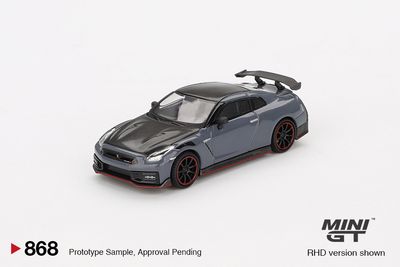 1:64 Mini GT - 2024 Nissan GT-R (R35) Nimso Stealth Gray