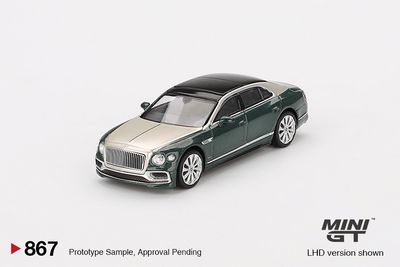 1:64 Mini GT - 2024 Bentley Flying Spur White Sand Verdant