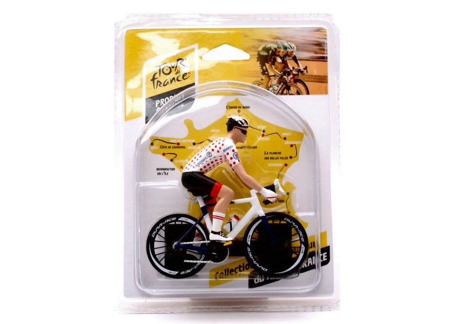 1:18 Solido - Tour De France Renner WHITE/RED POIS