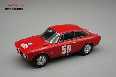 1:43 Tecnomodel - Alfa Romeo Giulia 1600 Sprint GTA 1965 Tour de Corse Driver: L.Bianchi Car #59 1:43 Tecnomodel - Alfa Romeo Giulia 1600 Sprint GTA 1965 Tour de Corse Driver: L.Bianchi Car #59