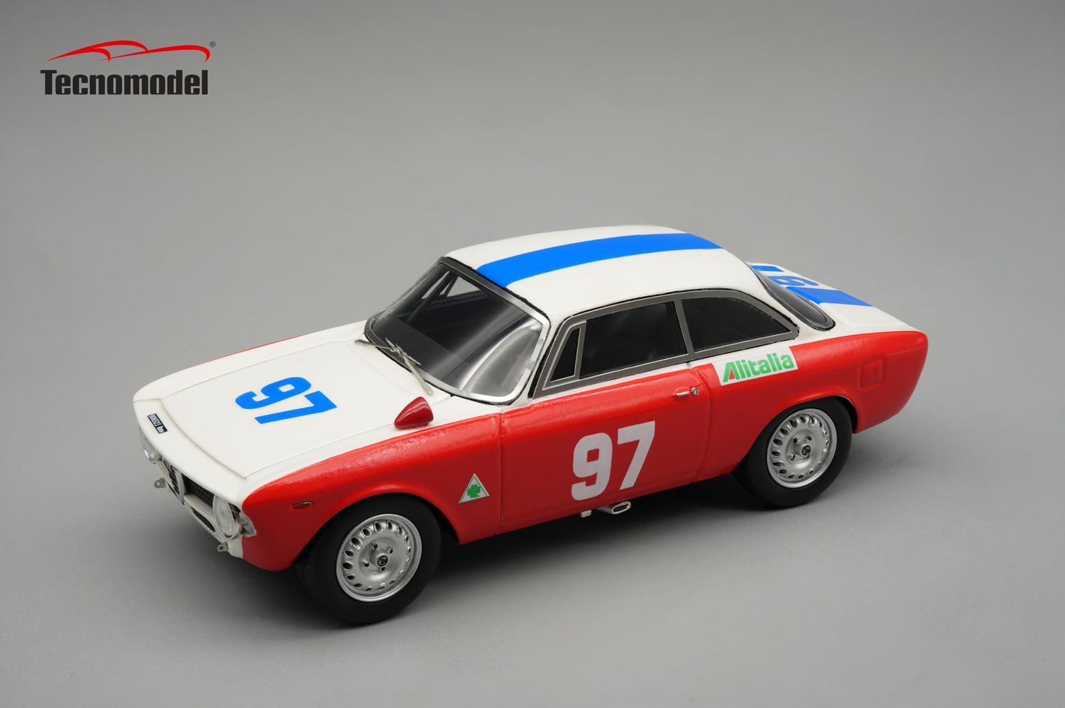 1:43 Tecnomodel - Alfa Romeo Giulia 1600 Sprint GTA 1971 Targa Florio Drivers: Rizzo/Alongi  Car #97