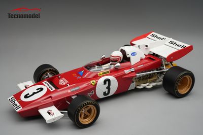 1:18 Tecnomodel - Ferrari 312 B2 F1 1971 Zandvoort GP Driver: Clay Regazzoni car #3